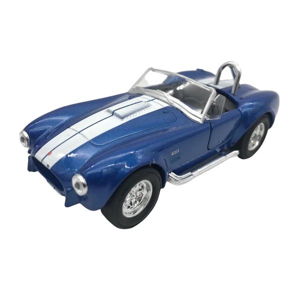 Farbu Oyuncak 1:38 Metal Çek Bırak Araba 1965 Shelby Cobra 427 S/C 43761D - 2