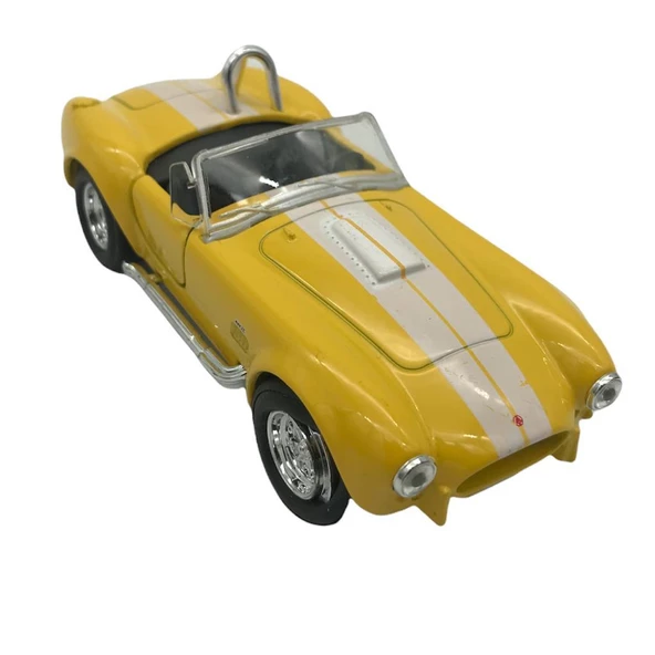 Farbu Oyuncak 1:38 Metal Çek Bırak Araba 1965 Shelby Cobra 427 S/C 43761D - 9