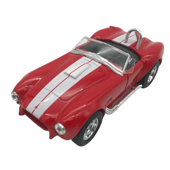 Farbu Oyuncak 1:38 Metal Çek Bırak Araba 1965 Shelby Cobra 427 S/C 43761D