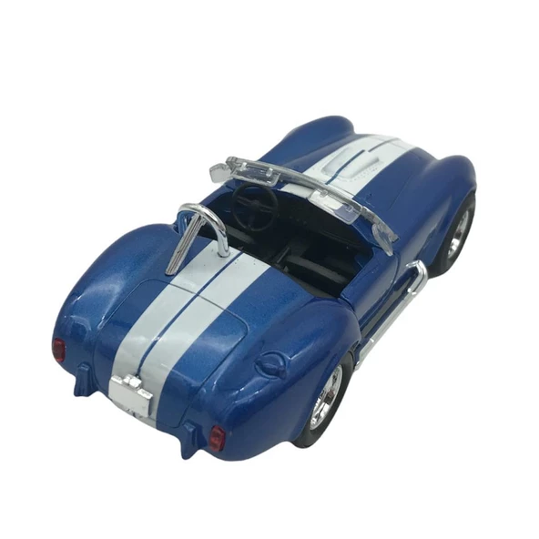 Farbu Oyuncak 1:38 Metal Çek Bırak Araba 1965 Shelby Cobra 427 S/C 43761D - 12