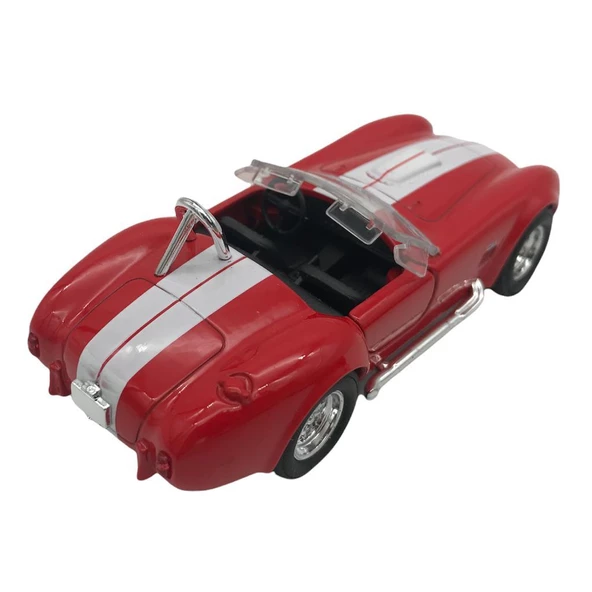 Farbu Oyuncak 1:38 Metal Çek Bırak Araba 1965 Shelby Cobra 427 S/C 43761D - 10