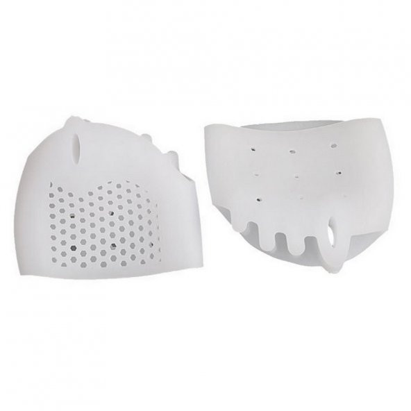 Silikonlu 5 Parmak Ayırıcı Koruyucu Ayak Gömleği Geçmeli Topuklu - 8