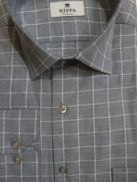 Rippa Erkek Klasik Kareli Gömlek Rp002 - Resim 10