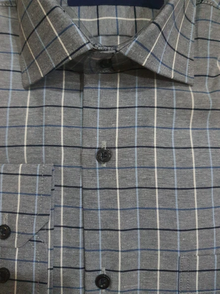 Rippa Erkek Klasik Kareli Gömlek Rp002 - Resim 4