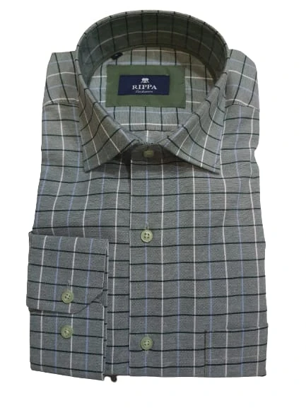 Rippa Erkek Klasik Kareli Gömlek Rp002 - Resim 7