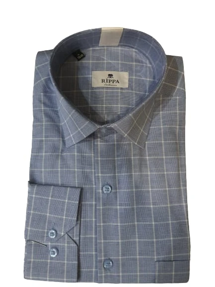 Rippa Erkek Klasik Kareli Gömlek Rp002 - Resim 6