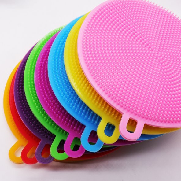 2 Adet Tükenmeyen Silikon Bulaşık Süngeri Çok Amaçlı Bez Tutacak - 4