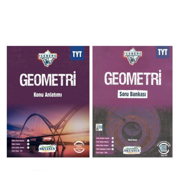 Okyanus Yayınları TYT Iceberg Geometri Konu ve Soru Seti 2 Kitap