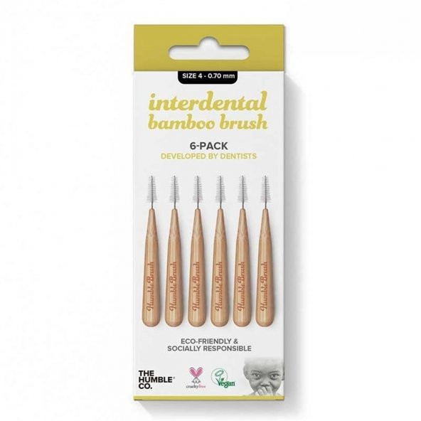 Humble Brush Bamboo Arayüz Diş Fırçası Size-4