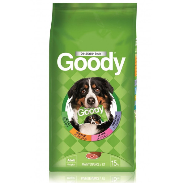 Goody Etli Yetişkin köpek Maması 15 kg - 1