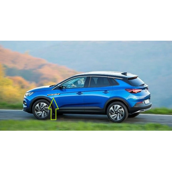 Opel Mokka Frontera Logo Yan Çamurluk 3M 3D Damla Silikon Yeni Nesil Logo Amblem - 4