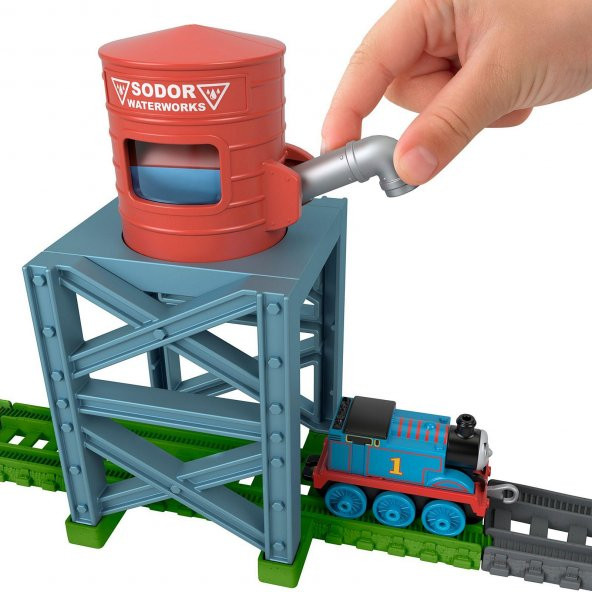 Orjinal Thomas ve Arkadaşları Buhar Istasyonu Oyuncak Tren Seti GXD47 - Resim 3