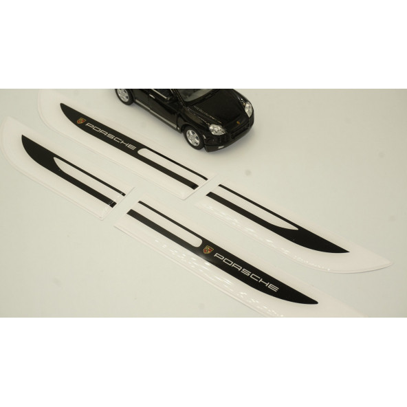 Porsche 911 Logo Yan Çamurluk 3M 3D Damla Silikon Yeni Nesil Logo Amblem - Resim 3