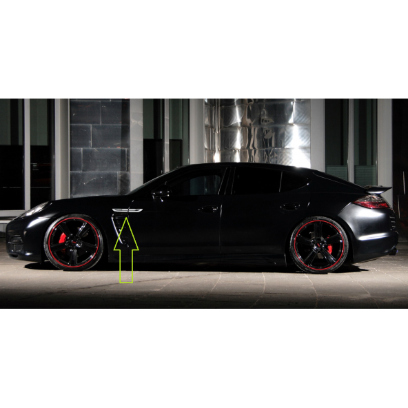 Porsche Cayman Taycan Logo Yan Çamurluk 3M 3D Damla Silikon Yeni Nesil Logo Amblem - Resim 4