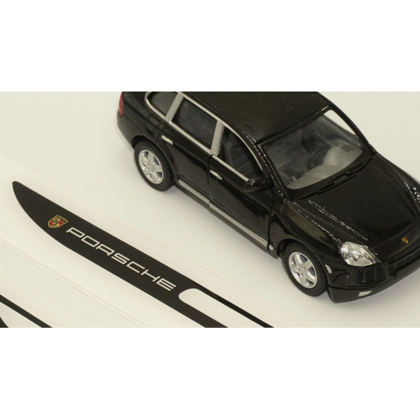 Porsche Macan Logo Yan Çamurluk 3M 3D Damla Silikon Yeni Nesil Logo Amblem - 5