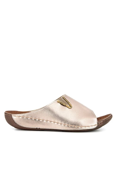 Muya Mena Anatomik Taban Jel Destekli Topuk Dikeni Dört Mevsim Kadın Terlik - 4