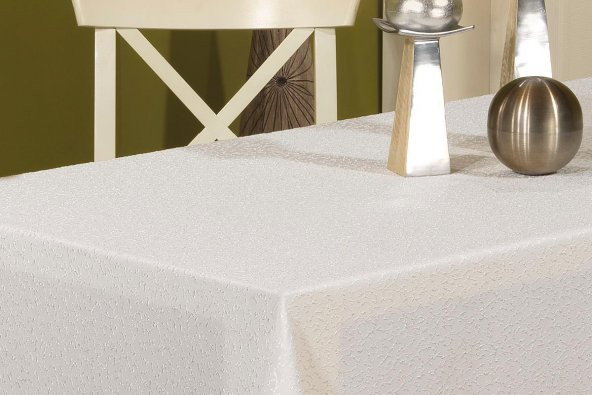 Finezza Duygu Jakar Kumaş Güpürlü Krem Masa örtüsü 160*500 cm - 508 - 5