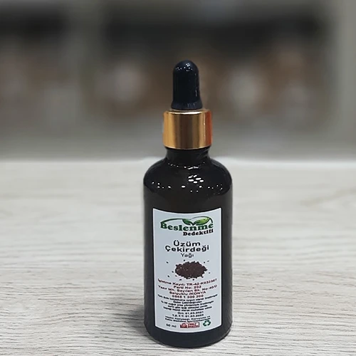BESLENME DEDEKTİFİ Üzüm Çekirdeği Yağı Soğuk Sıkım 50 Ml - 1