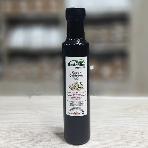 BESLENME DEDEKTİFİ Kabak Çekirdeği Yağı Soğuk Sıkım 250 Ml ürün görseli 1