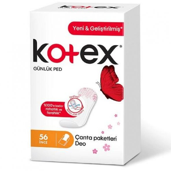 Kotex Günlük Lightdays Parfümlü 56 Adet