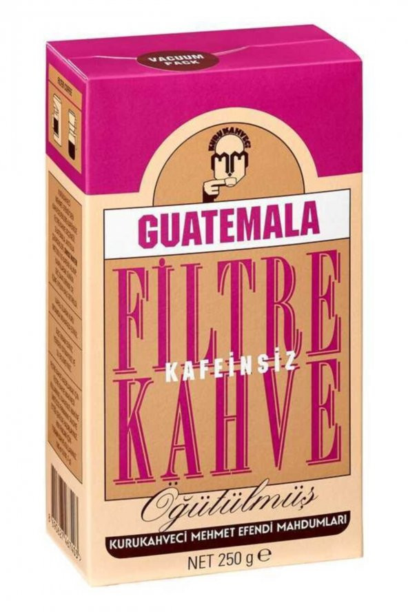 Mehmet Efendi Guatemala Kafeinsiz Filtre Kahve 250 gr