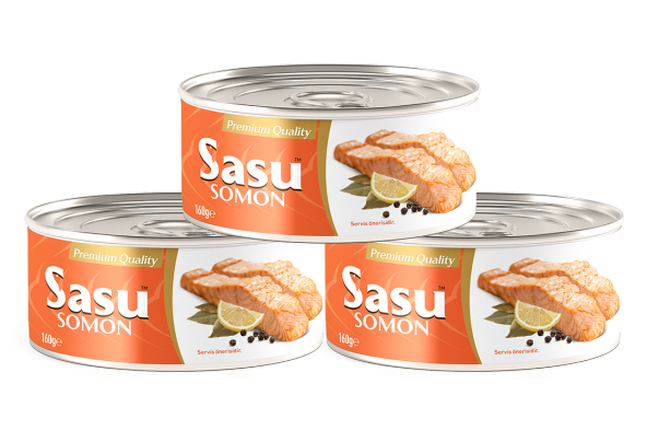 Sasu Somon Balığı 3x160G Bütün Dilim