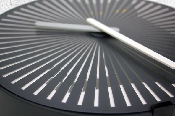 Saat Hareketli Kedi Sesli Duvar Saati Kedili Dekoratif Hediyelik - Resim 3