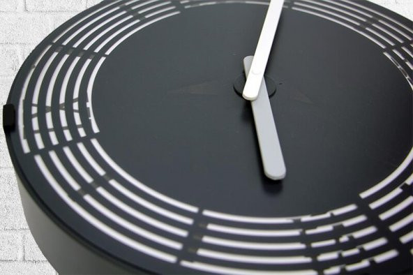 Saat Hareketli Roma Rakamlı Duvar Saati Dekoratif Hediyelik - Resim 4