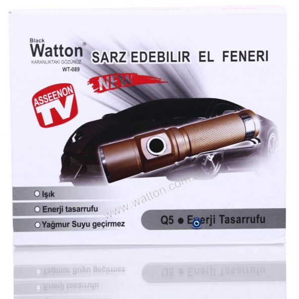 Güçlü Cep Feneri El Feneri Enerji Tasaruflu Led El Feneri - 2