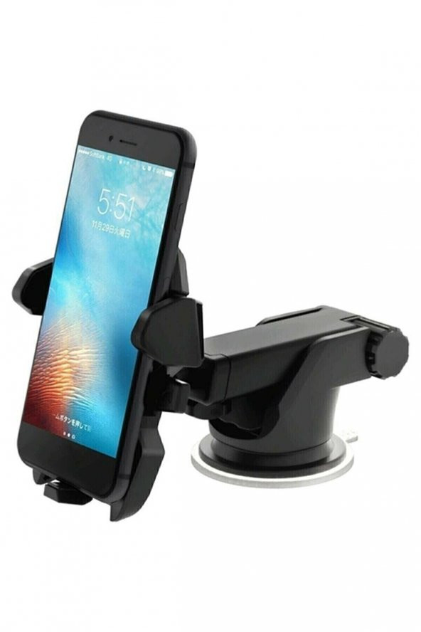MegaStok Araba 360 Ultra Ayarlanabilir Araba Telefon Tutucu Ultra Araç Içi Telefon Akrobat Tutucu