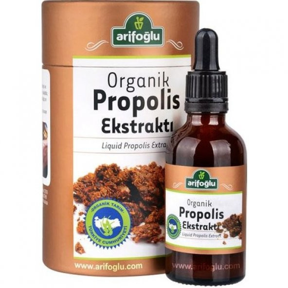 Arifoğlu Organik Su Bazlı Propolis Damlası 50 ml.