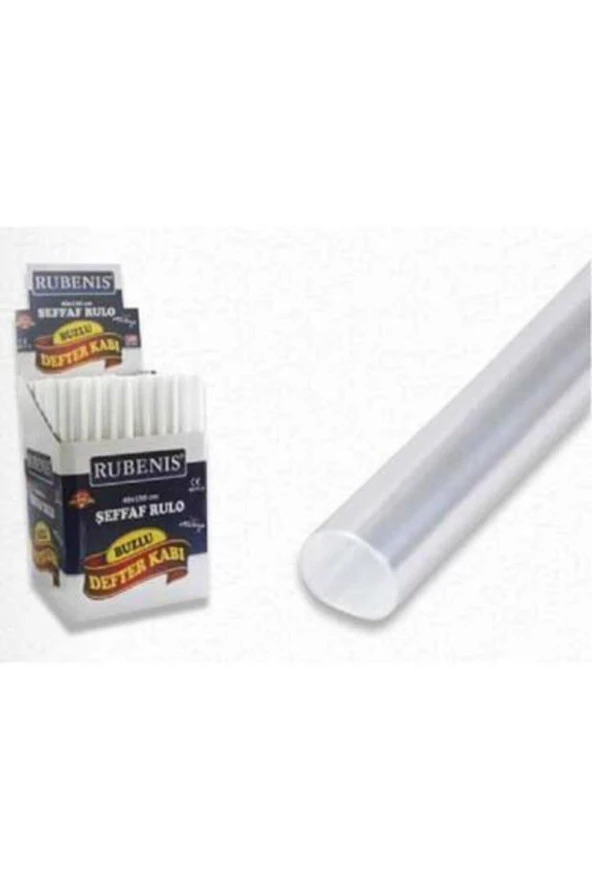 Rubenis Defter Kabı Rulo Buzlu 40x150 Cm Standlı Beyaz (200 Rulo)
