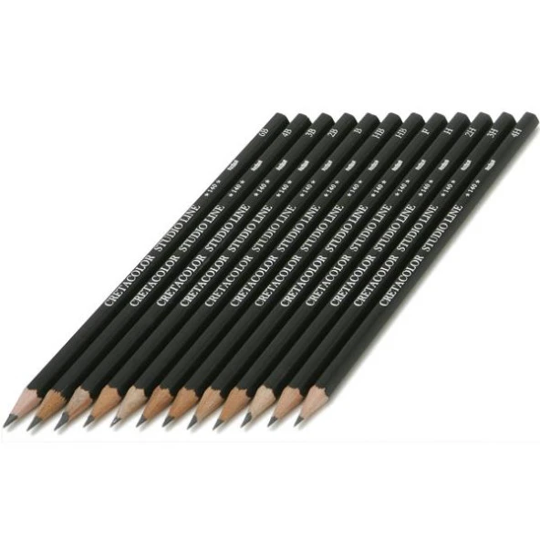 Cretacolor Artist Studio Line Graphite Pencils 2B (Dereceli Çizim Kalem) (12 Li Paket)