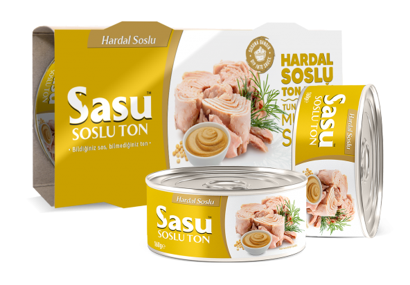 Sasu Hardal Soslu Ton Balığı 12x160G İri Parça