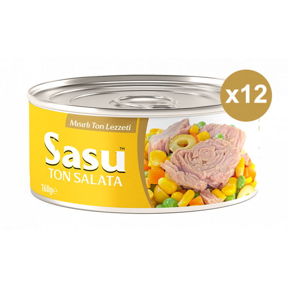 Sasu Mısırlı Ton Salata 12x160G İri Parça - 2