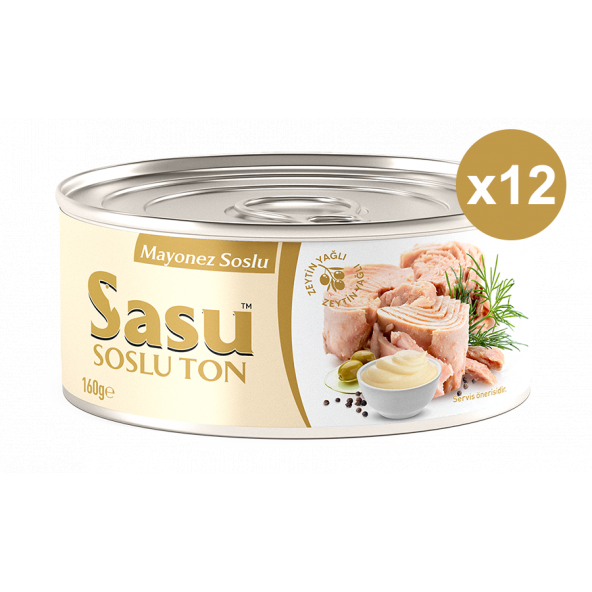 Sasu Mayonez Soslu Ton Balığı 12x160G İri Parça - 2