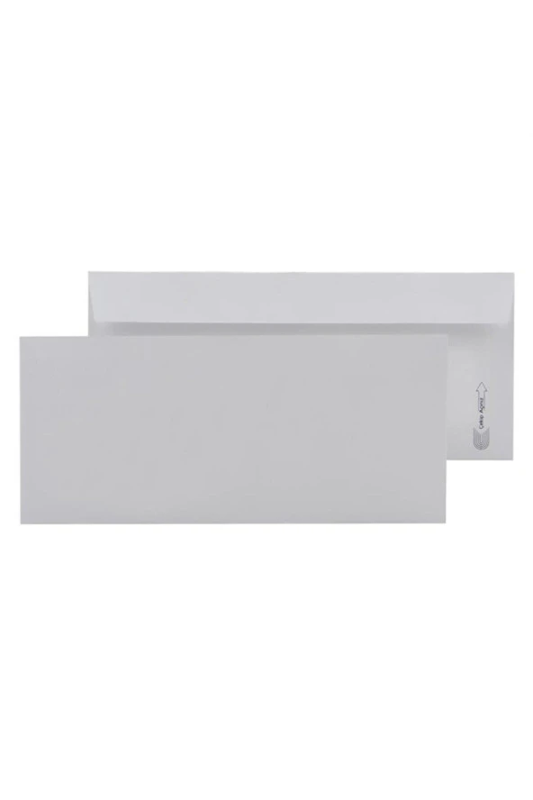 Asil Doğan Diplomat Zarf Extra Silikonlu 10.5 x 24 Cm 110 GR Beyaz (500 Adet)