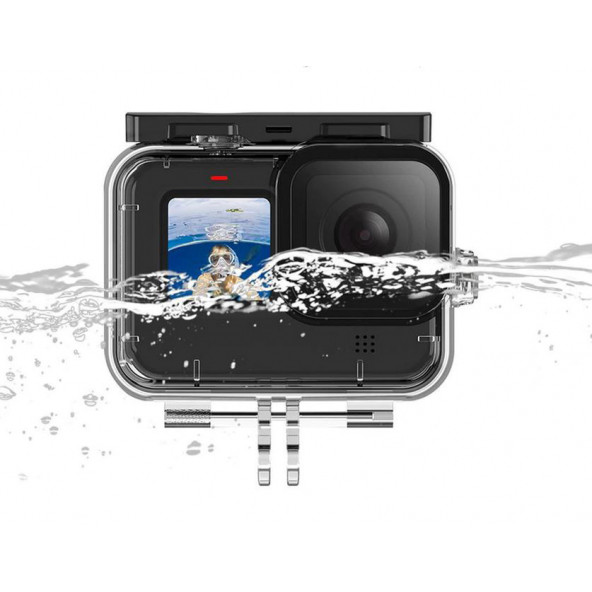 Ayex Hero 9 Su Geçirmez Muhafaza Kabı, GoPro Hero 9 Uyumlu - 7