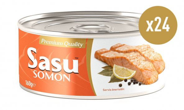 Sasu Somon Balığı 24x160G Bütün Dilim