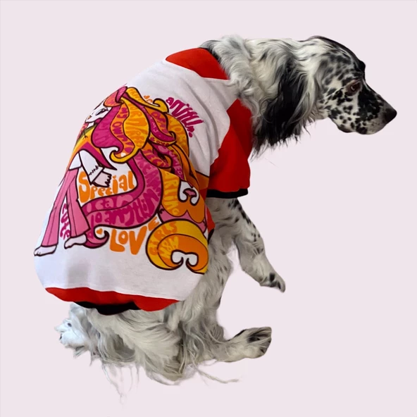 Cute Girl Special Sweatshirt Orta ve Büyük Irklar İçin - 2