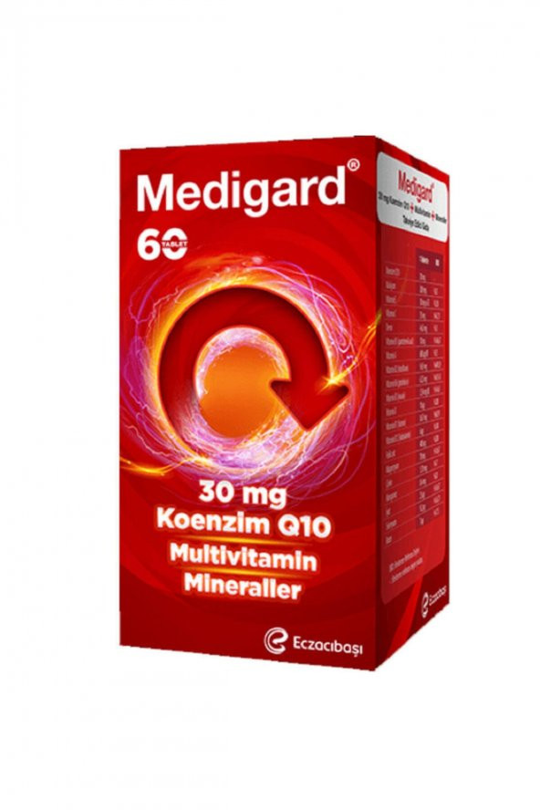 Medigard Vitamin Mineral Kompleks Coq10 60 Tablet 8699586012273