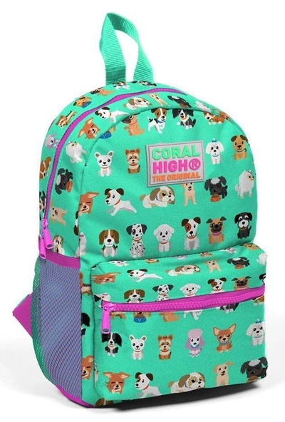 Coral High Kids Köpek Baskılı Yuva Kreş ve Günlük Sırt Çantası