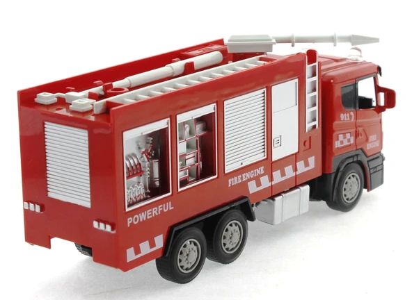 Die Cast Sürtmeli Söndürücü İtfaiye Aracı - 6