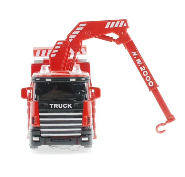 Die Cast Sürtmeli Vinçli Kurtarıcı İtfaiye Aracı - 6