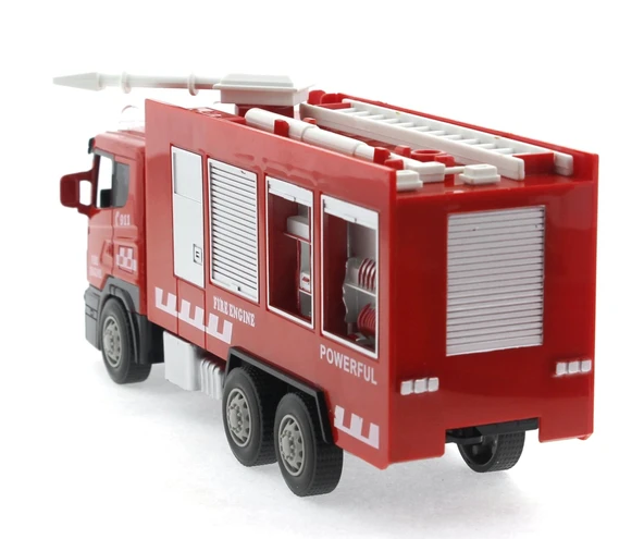 Die Cast Sürtmeli Söndürücü İtfaiye Aracı - 5