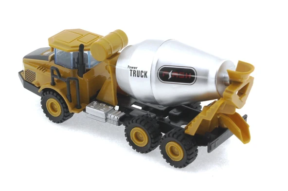 Die Cast Mini İnşaat Aracı Mikser - 5