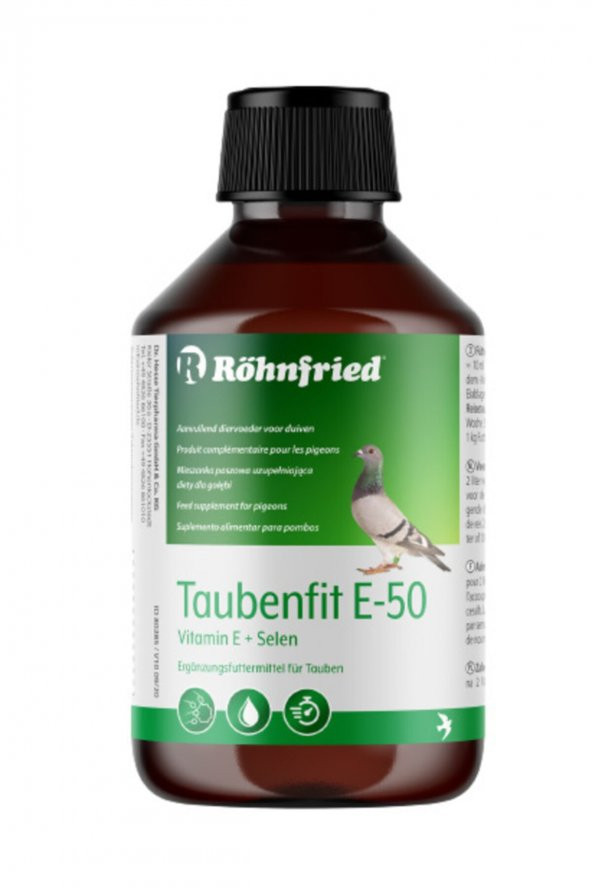 Taubenfit E-50 Selenyum Ve E Vitamini Üreme Vitamini 250ml