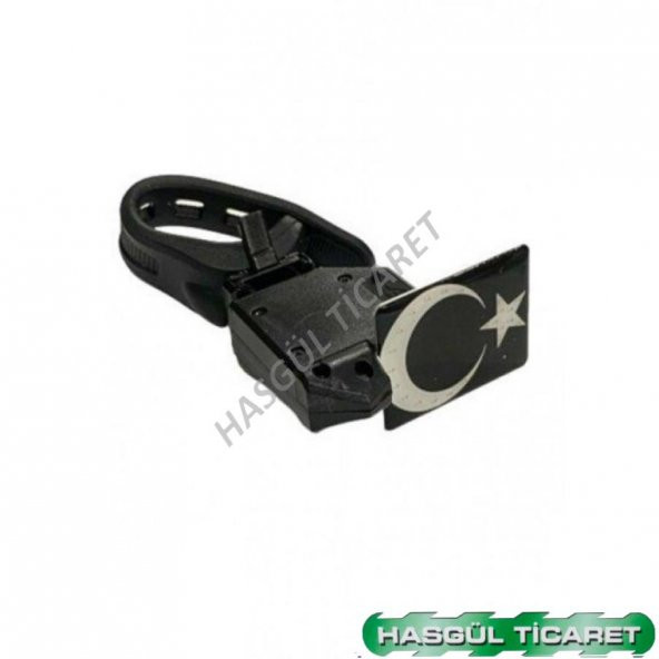 Hsgl Bisiklet Stop Lambası Ay Yıldızlı USB Şarjlı Arka Işık Led - 3