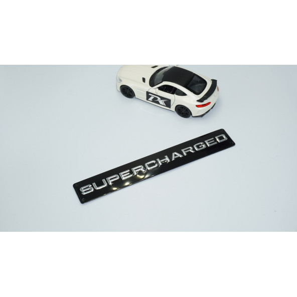 DK Tuning Supercharged Bagaj Siyah Logo Arma Mini Cooper İle Uyumlu - 2