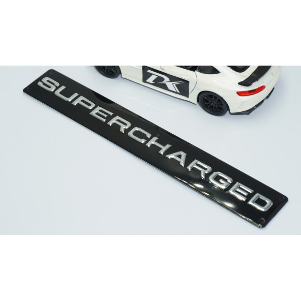 DK Tuning Supercharged Bagaj Siyah Logo Arma Mini Cooper İle Uyumlu - 3